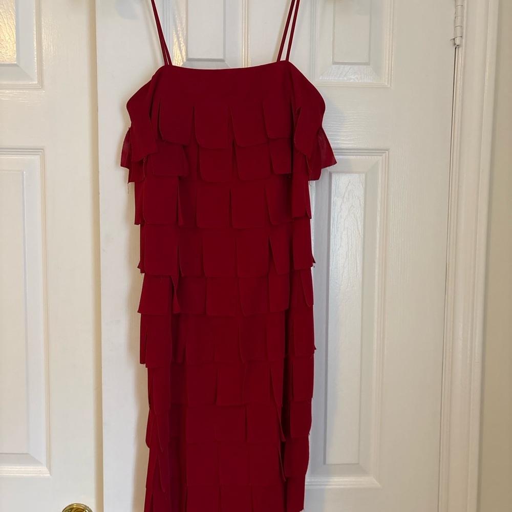JS Collections Scarlet Tiered Mini Dress